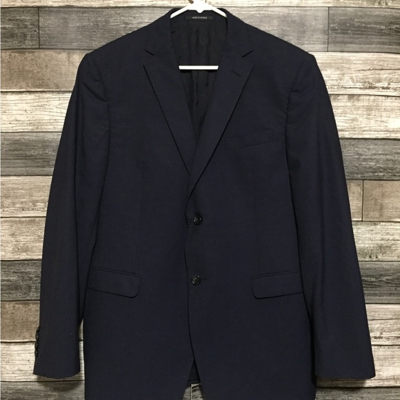 Z Zegna Wool Blazer Jacket Men’s EU 52 US 42 Blue 2 Button (Read Desc) - Picture 7 of 14